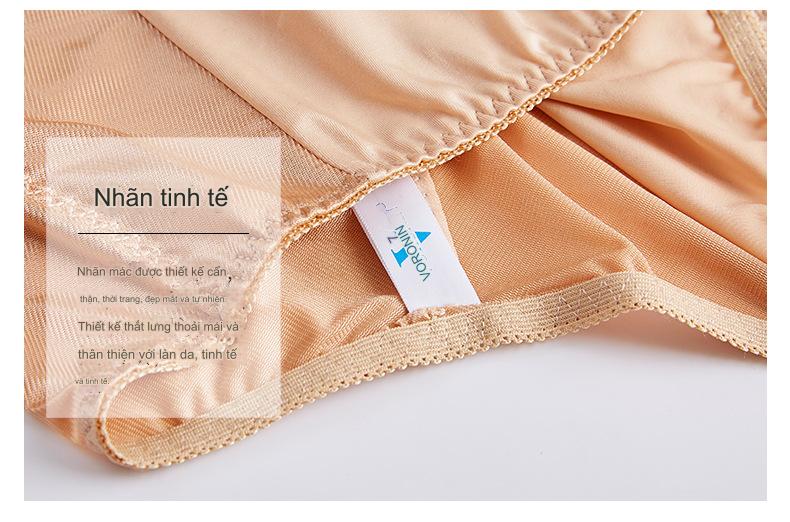 Quần Lót Nữ Lụa Băng Liền Mạch Gợi Cảm Voronin 6401 – Seamless, Mềm Mịn, Ôm Sát
