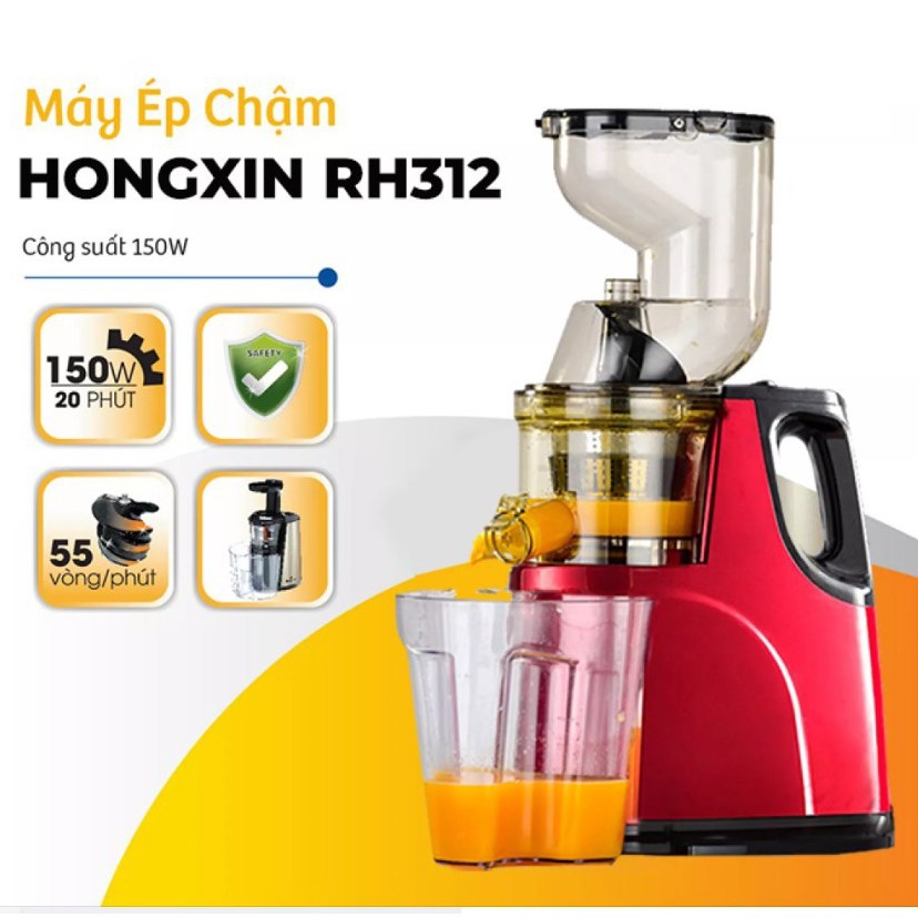 Máy ép chậm cỡ lớn  cao cấp Hongxin Model: 312 - Hàng chính hãng