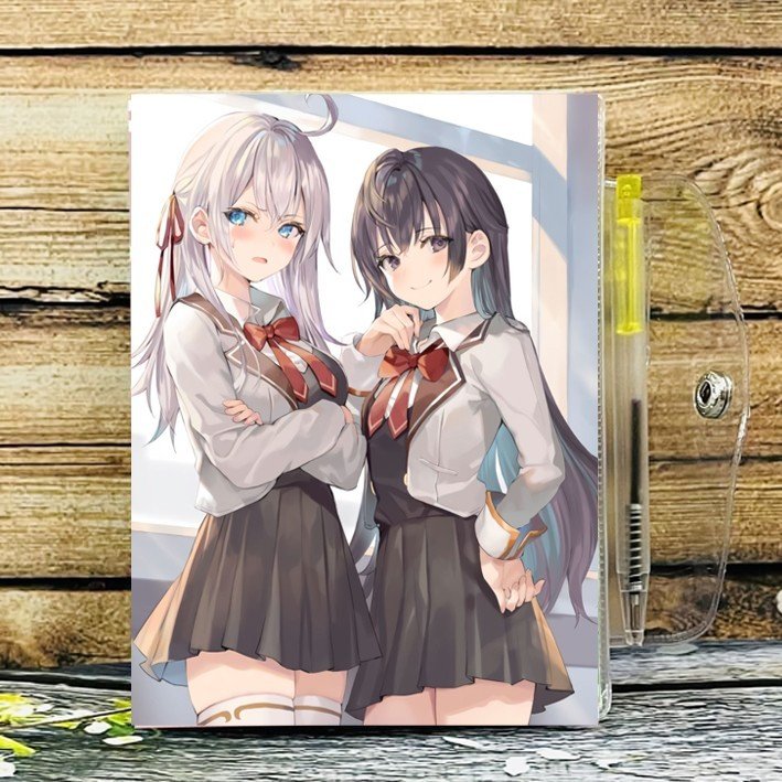 Sổ tay kèm bút Light Novel Arya-San bàn bên thi thoảng lại thả thính tôi bằng tiếng nga/ Sổ viết light novel Arya-san