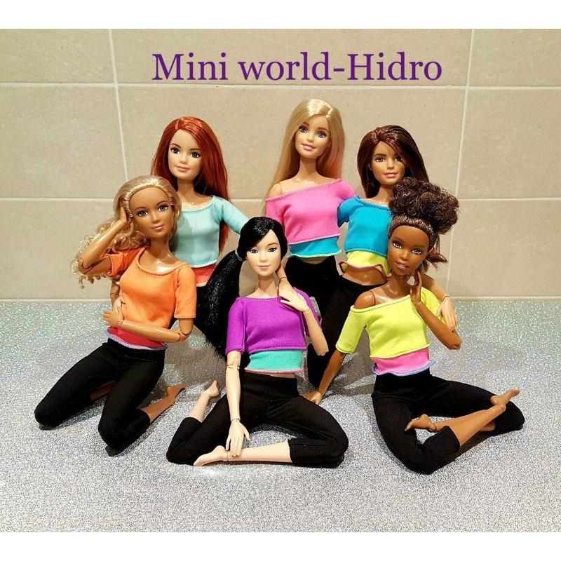 Set quần áo tập yoga dành cho búp bê Barbie mới