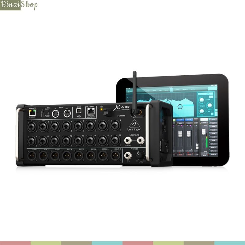 Behringer X Air XR18 - Mixer Kĩ Thuật Số 18 Cổng - Hàng Nhập Khẩu