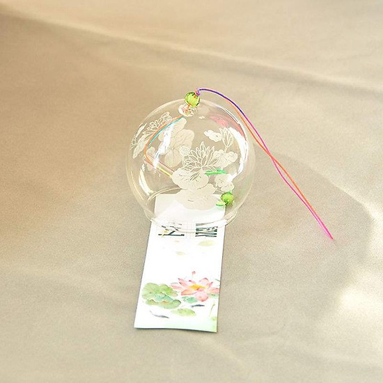 Chuông gió bạch liên furin Nhật Bản xinh xắn pha lê tặng ảnh Vcone