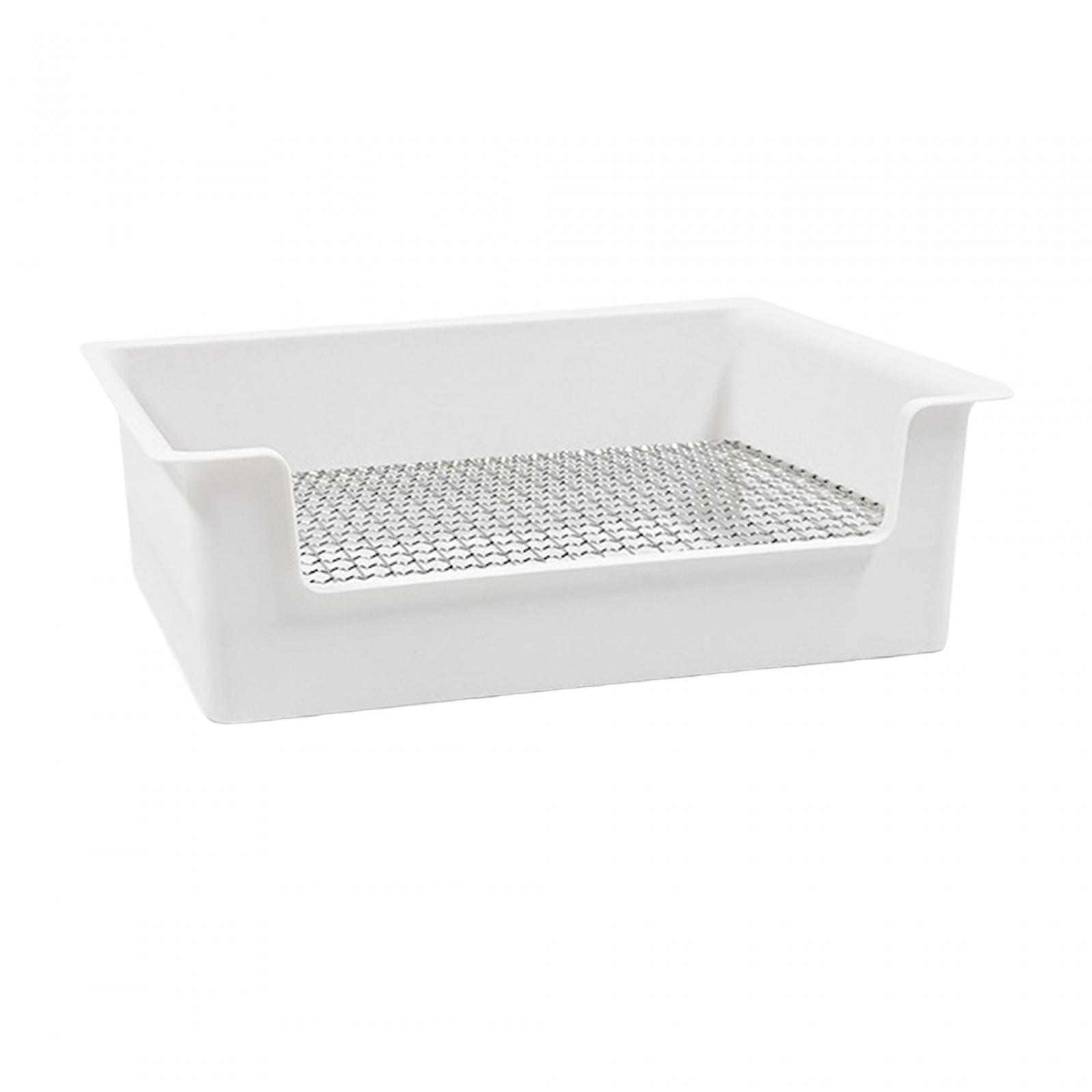 Rabbit Litter Box Small Animals Litter Tray for Guinea Pig Bunny, Hamster