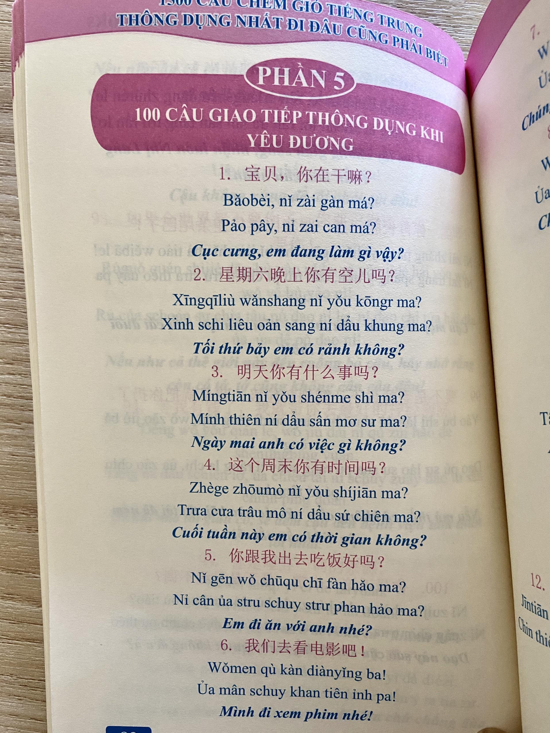 Combo 2 sách: 1500 Câu chém gió tiếng Trung thông dụng nhất + Tự Học Tiếng Trung Giao Tiếp Từ Con Số 0 Tập 2 (Có audio nghe) + DVD