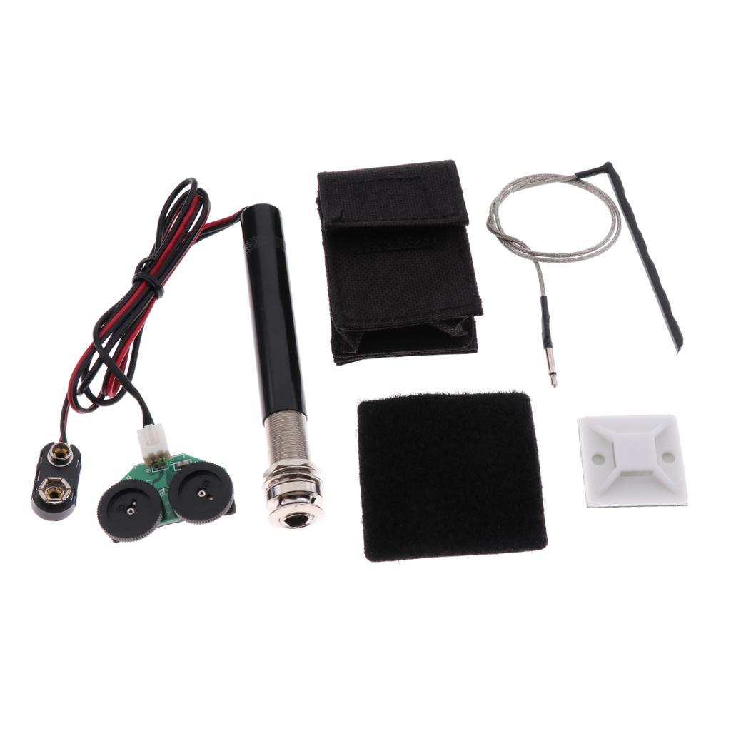 Active Piezo Pickup for Acoustic Guitar Ukulele Mandolin