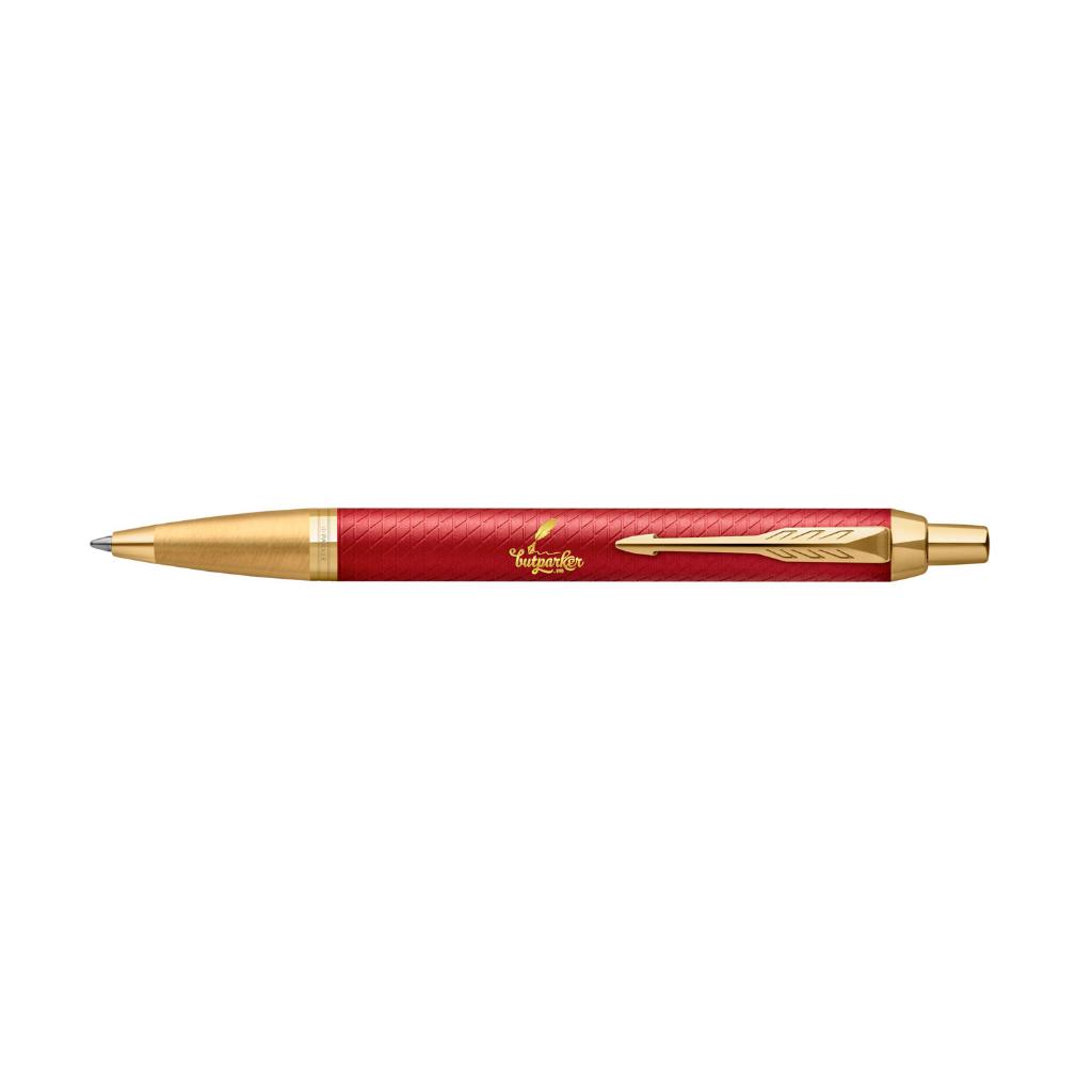 Bút Ký Tên Parker, Viết Bi Kí Cao Cấp IM Premium Red GT Ballpoint Pen 2143644, Khắc Tên Chữ Miễn Phí, Quà Tặng Cho Sếp