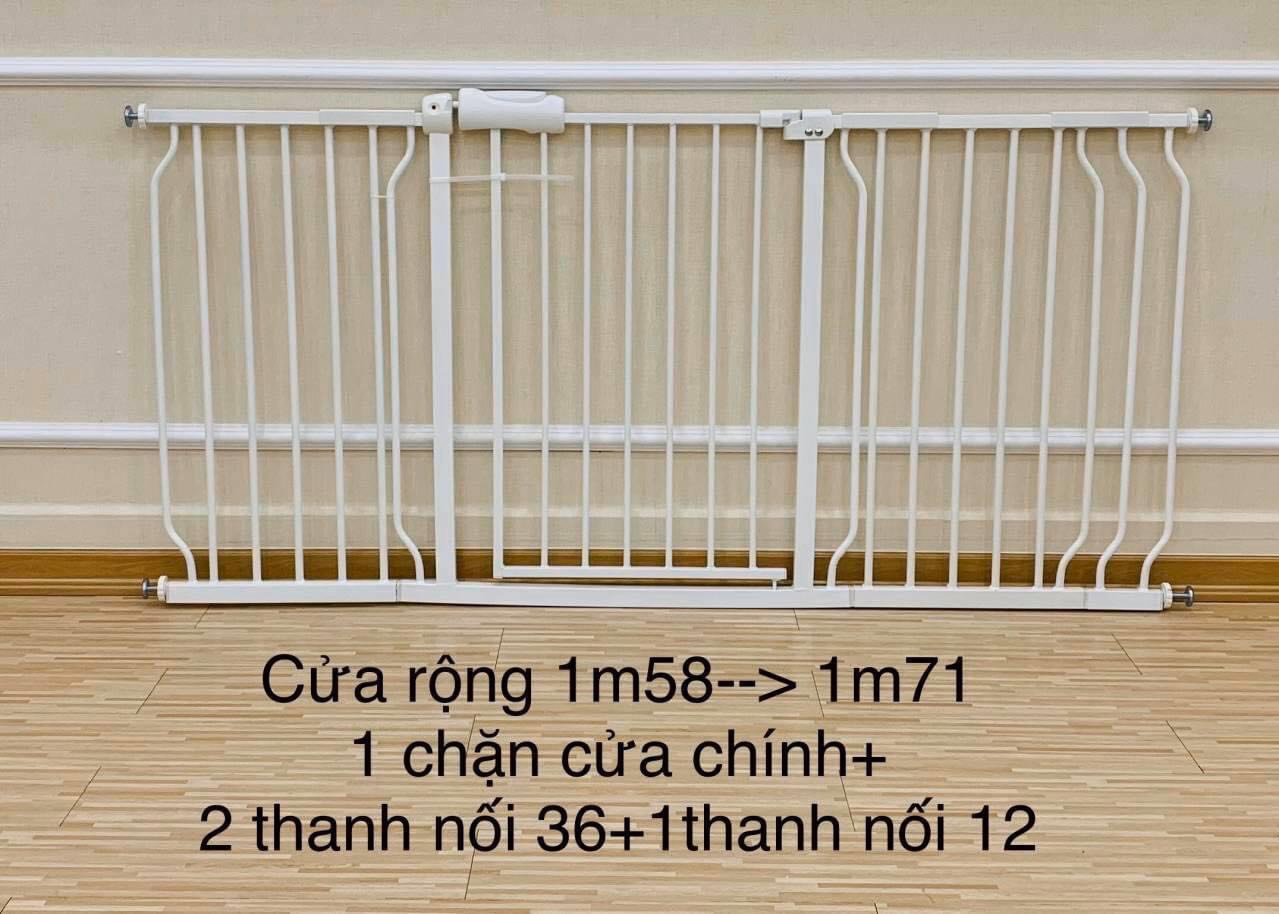 Thanh Nối 36cm Chắn Cửa Chặn Cầu Thang Umoo An Toàn Cho Bé