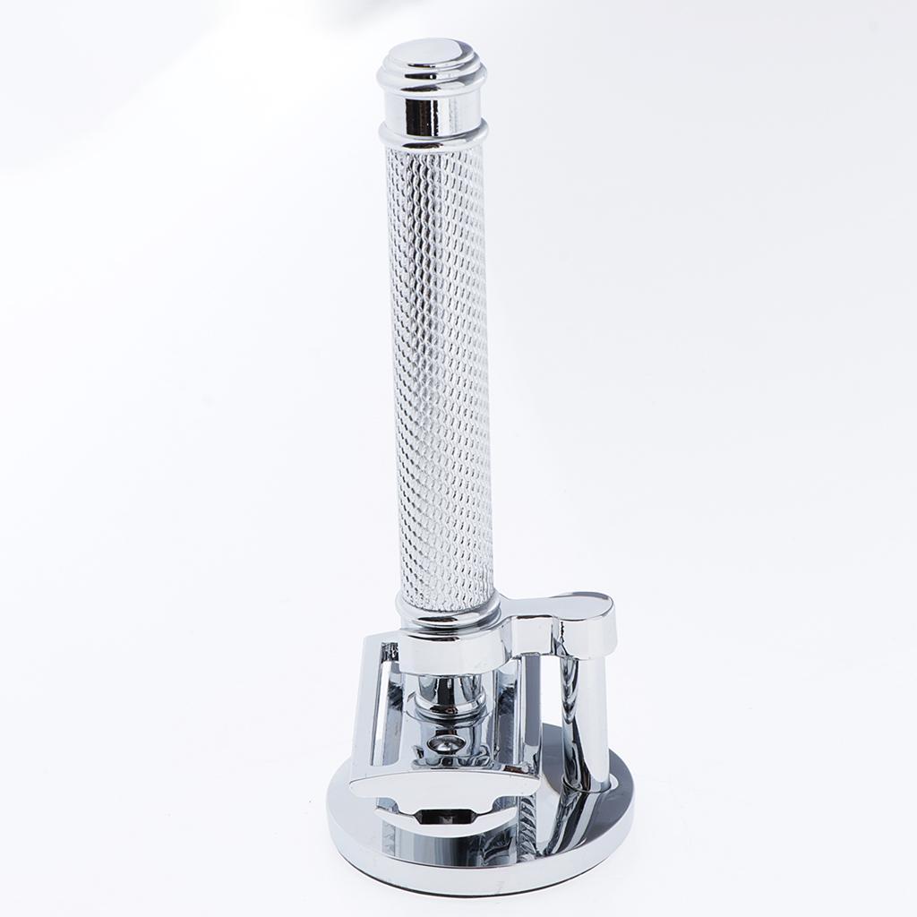 Stainless Steel Shaving   Stand Holder Rack Support Base