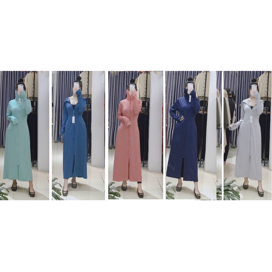 Áo choàng chống nắng thông hơi G..U.. thoáng mát, chống nắng tốt