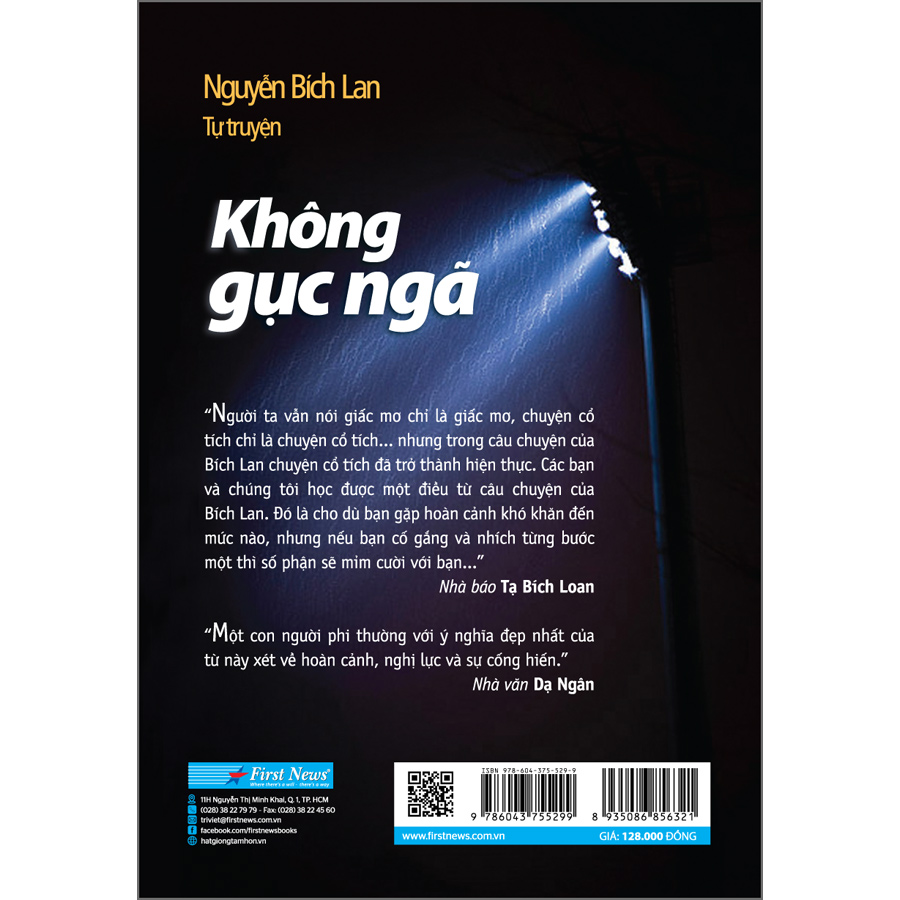 Tự Truyện Nguyễn Bích Lan - Không Gục Ngã (Tái Bản)