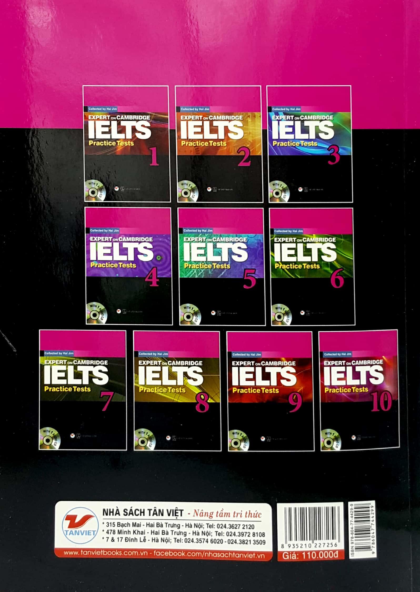 Expert On Cambridge IELTS Practice Tests 8 (Kèm CD)