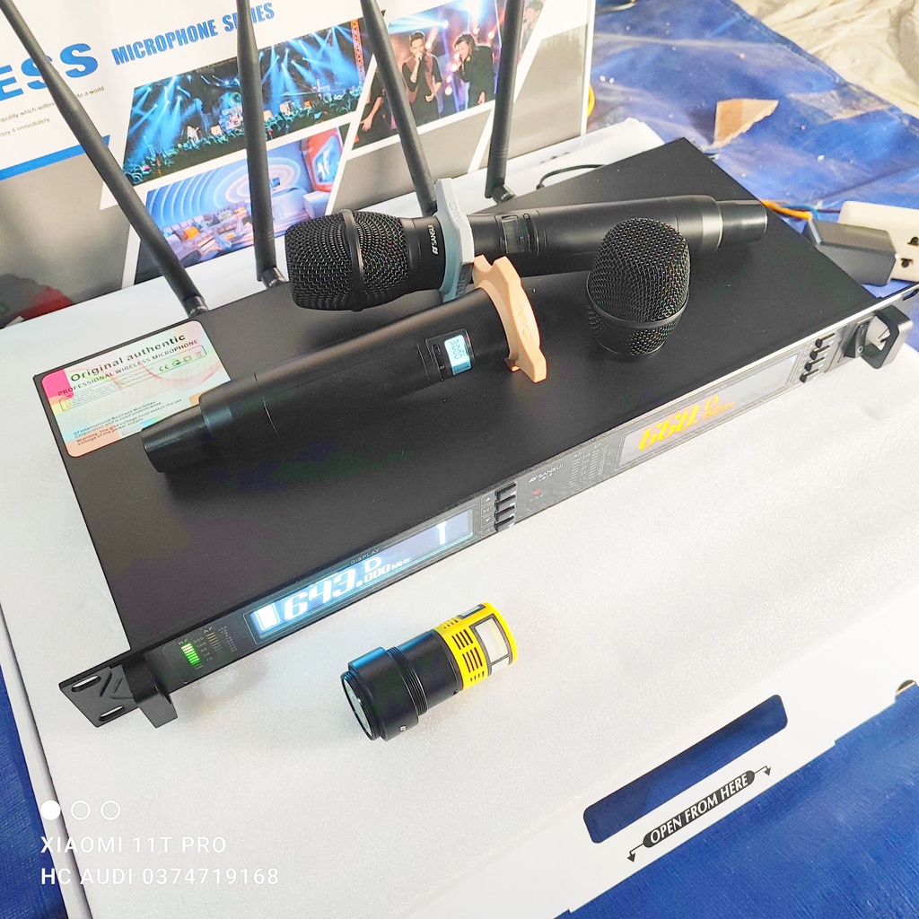 Bán lỗ tăng tương tác ... mic SANSUI LS 18 ls18 micro không dây LS 18 cao cấp sự kiện sóng khỏe âm thanh hay 2023 bốn an