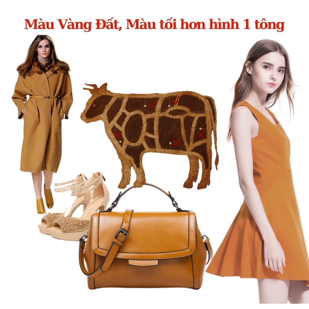 Túi xách nữ Da Bò 100% Cao Câp  Vừa Túi đeo chéo, Cầm Tay - Thời trang Nhật Bản và Hàn Quốc kết hợp sản xuất