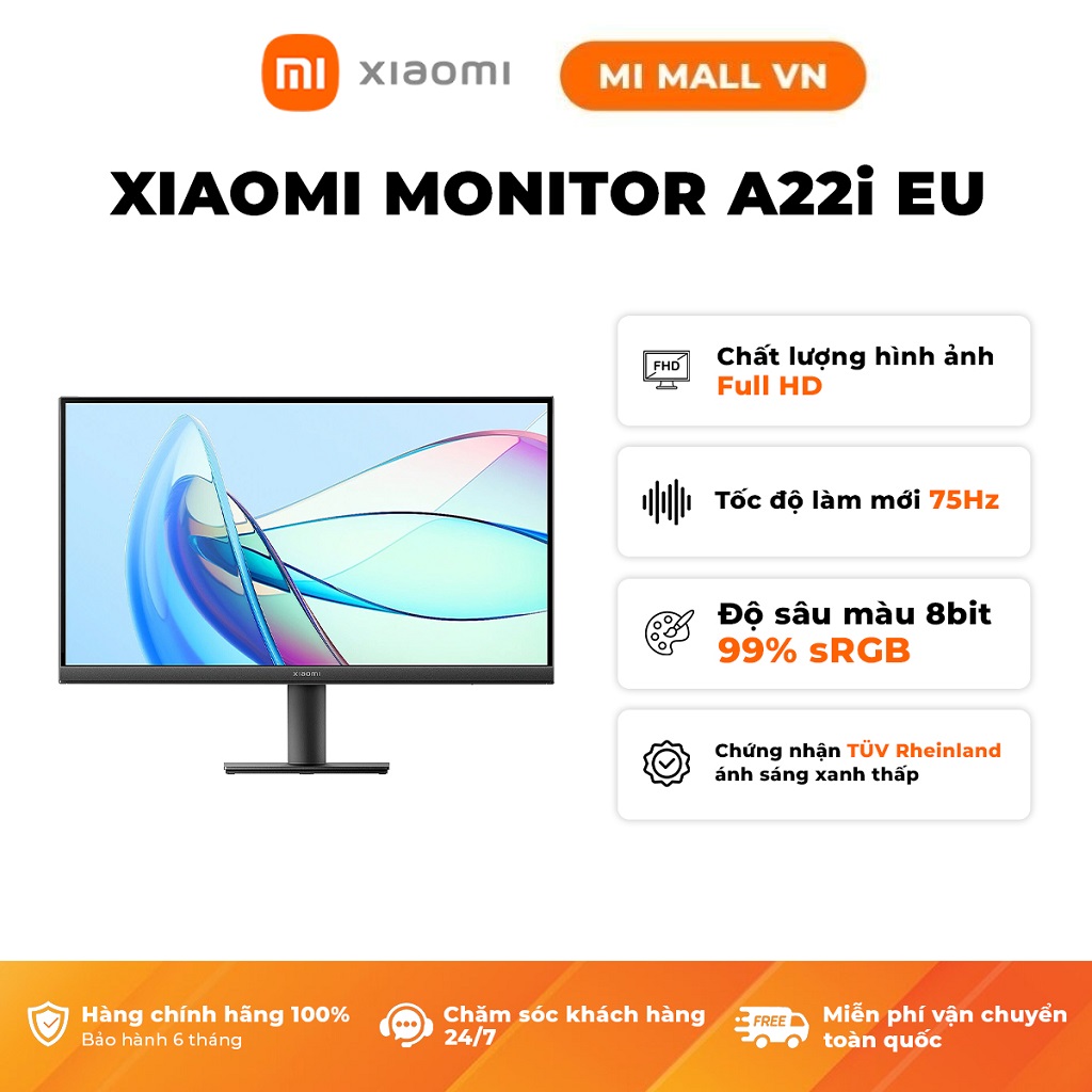 Màn Hình Máy Tính Xiaomi Monitor A22i EU 21.45inch – Hàng Chính Hãng