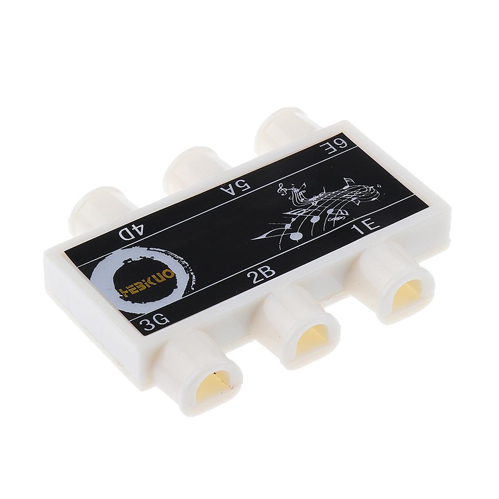 Plastic 6 Tuner Notes Pitch Pipe for Guitar Musical Instrument Accessory