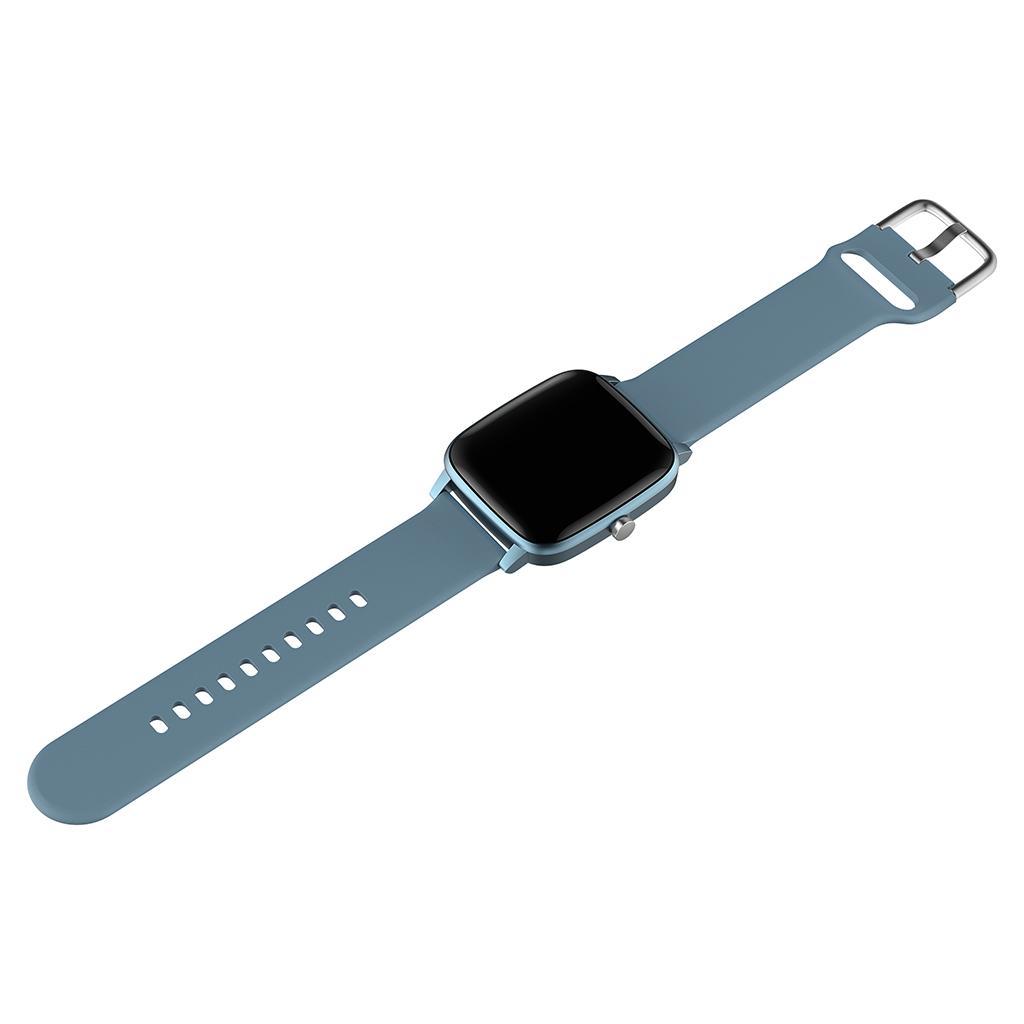 Smart Watch Bluetooth Heart Rate Blood Pressure Fitness Tracker Blue