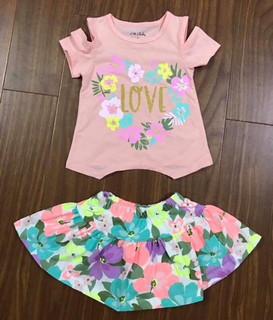 Sét áo váy bé gái siêu đẹp