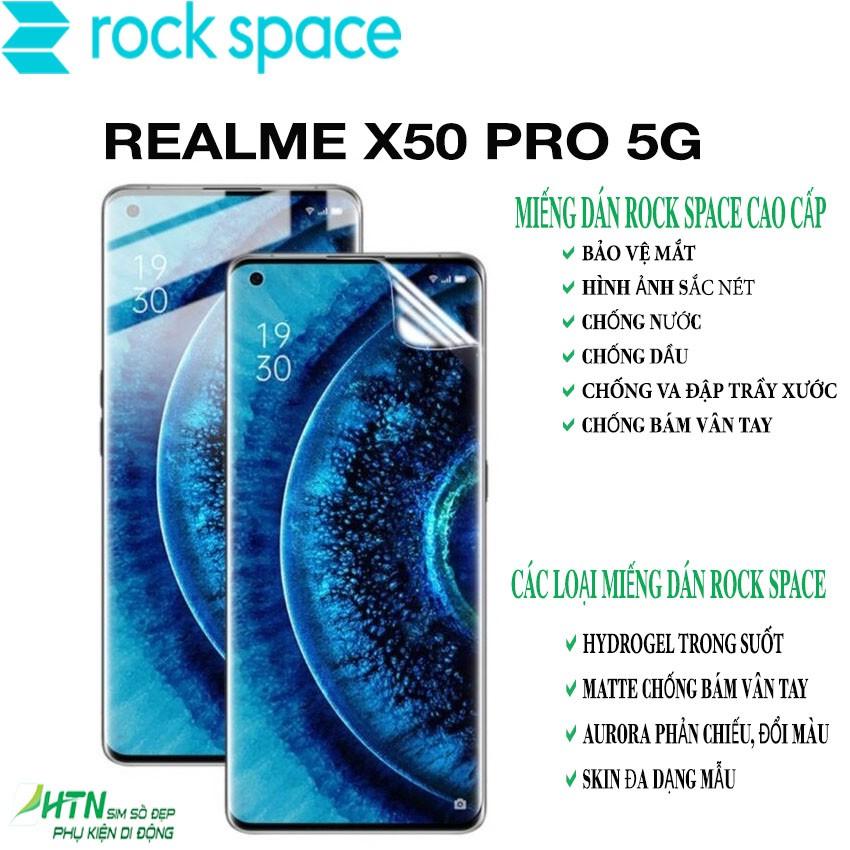 Miếng dán rock space cho Realme X50 Pro 5G PPF dán màn hình/ mặt sau lưng điện thoại tự phục hồi vết xước nhỏ chống ánh sáng xanh cao cấp - Hàng chính hãng