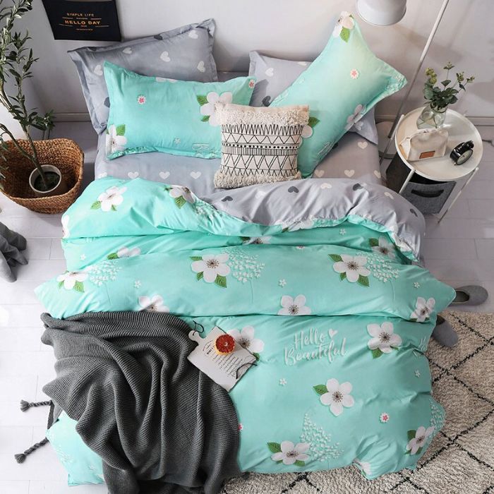 Bộ chăn ga gối Cotton cao cấp 1m6x2m THC112