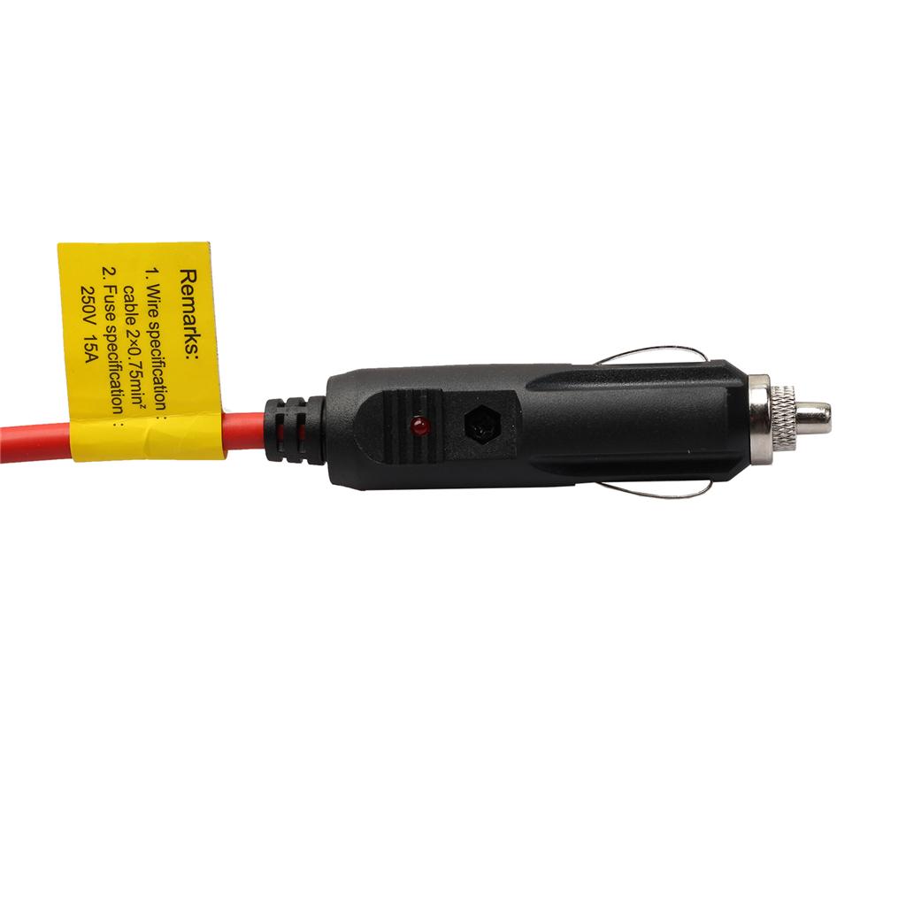 Cigarette Lighter Extension Cord Cable Heavy Duty 12ft 12V/24V Car Charger with Cigarette Lighter Socket Plug