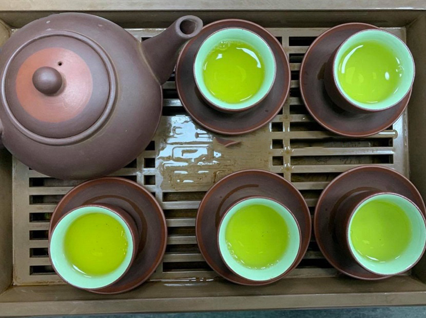 Gói trà xanh tân cương 200 gram - Trà tân cương tước thiệt