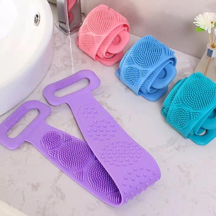 Dây Chà Lưng 2 Mặt Vouller Bằng Silicone Làm Sạch Bụi Bẩn Trên Cơ Thể Tốt Cho Sức Khỏe Và Thân Thiện Với Môi Trường, Khả Năng Chịu Nhiệt Độ Thấp Và Cao, Không Dễ Bị Nứt Vouller Ht658 - Giao Ngẫu Nhiên - Hàng Chính Hãng