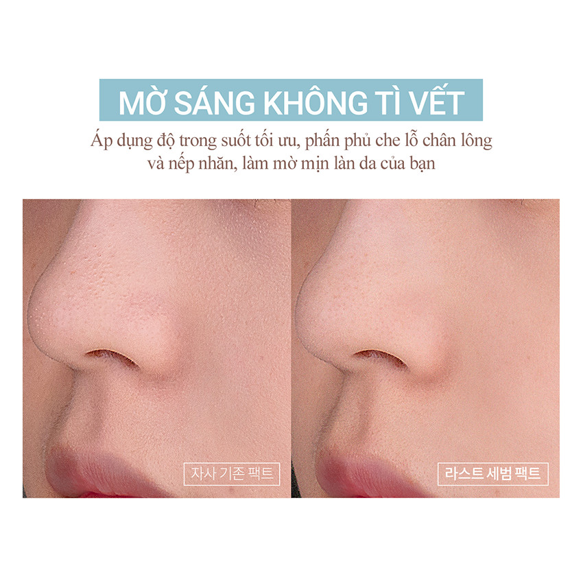 Phấn phủ dạng nén Bbia Last Sebum Pact 00 Super Clear 7g