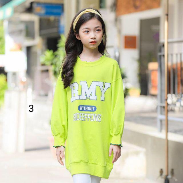 Váy coton da cá dày đẹp Quảng Châu size đại cho bé 18-52kg