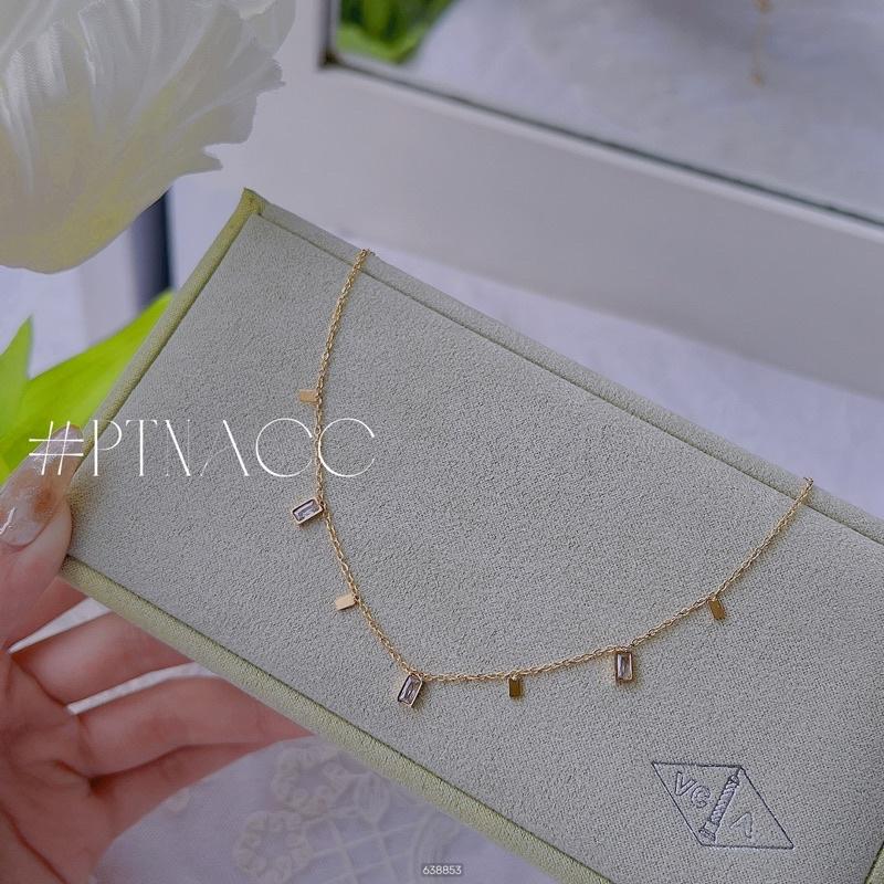 ᴾᵀᴺᵃᶜᶜ Dây chuyền TITAN mảnh style Korea . D39718