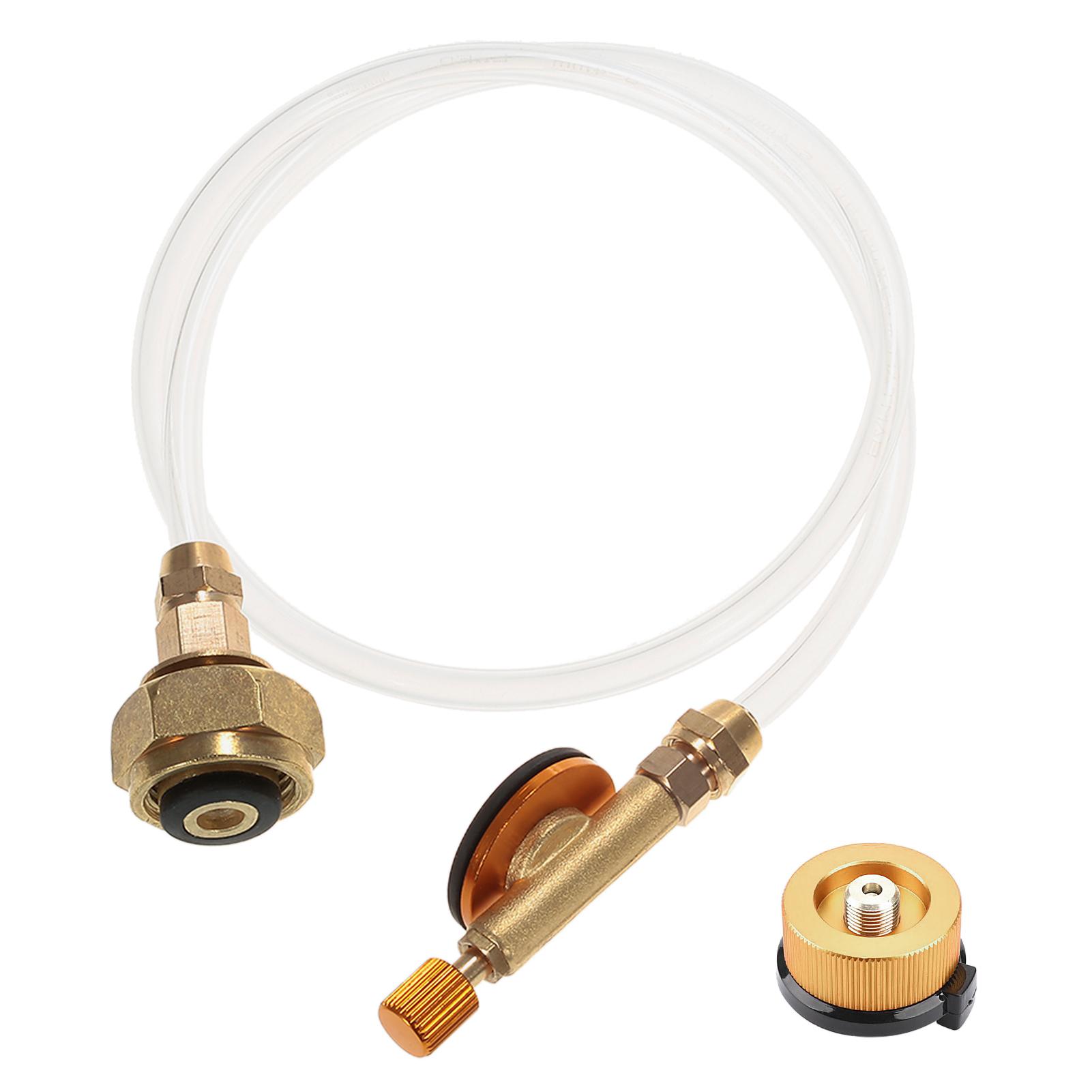 Outdoor Camping Gas Stove Propane Refill Adapter Gas Cylinder Adapter Convertor Gas Filling Tank Coupler