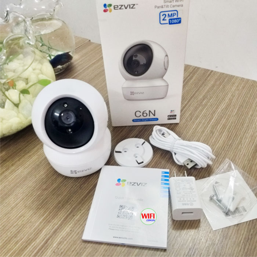 Bộ Camera IP WIFI EZVIZ C6N 1080P Và Thẻ Nhớ 32GB Chuyên Cho Camera IP - Hàng Chính Hãng