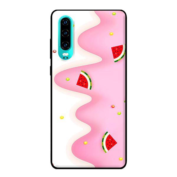 Ốp in cho Huawei P30 Họa Tiết Dưa Hấu Hồng - Hàng chính hãng