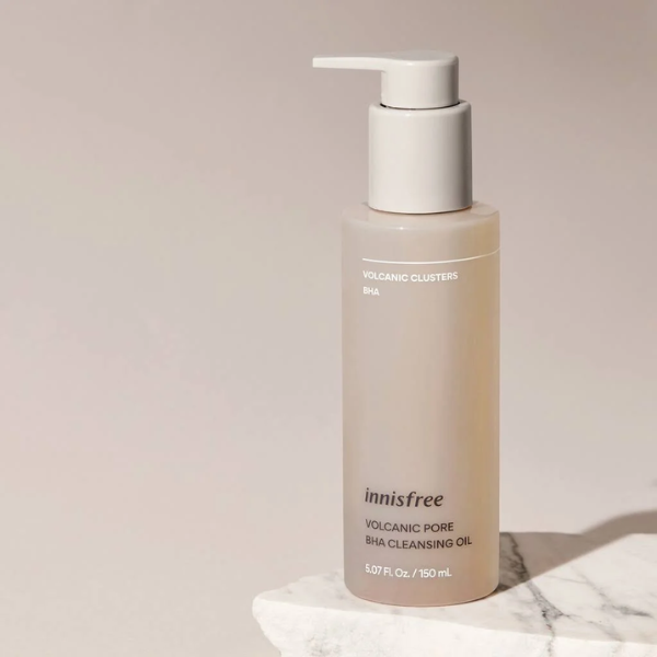 Dầu tẩy trang sạch sâu đá tro núi lửa innisfree Volcanic Pore BHA Cleansing Oil 150ml
