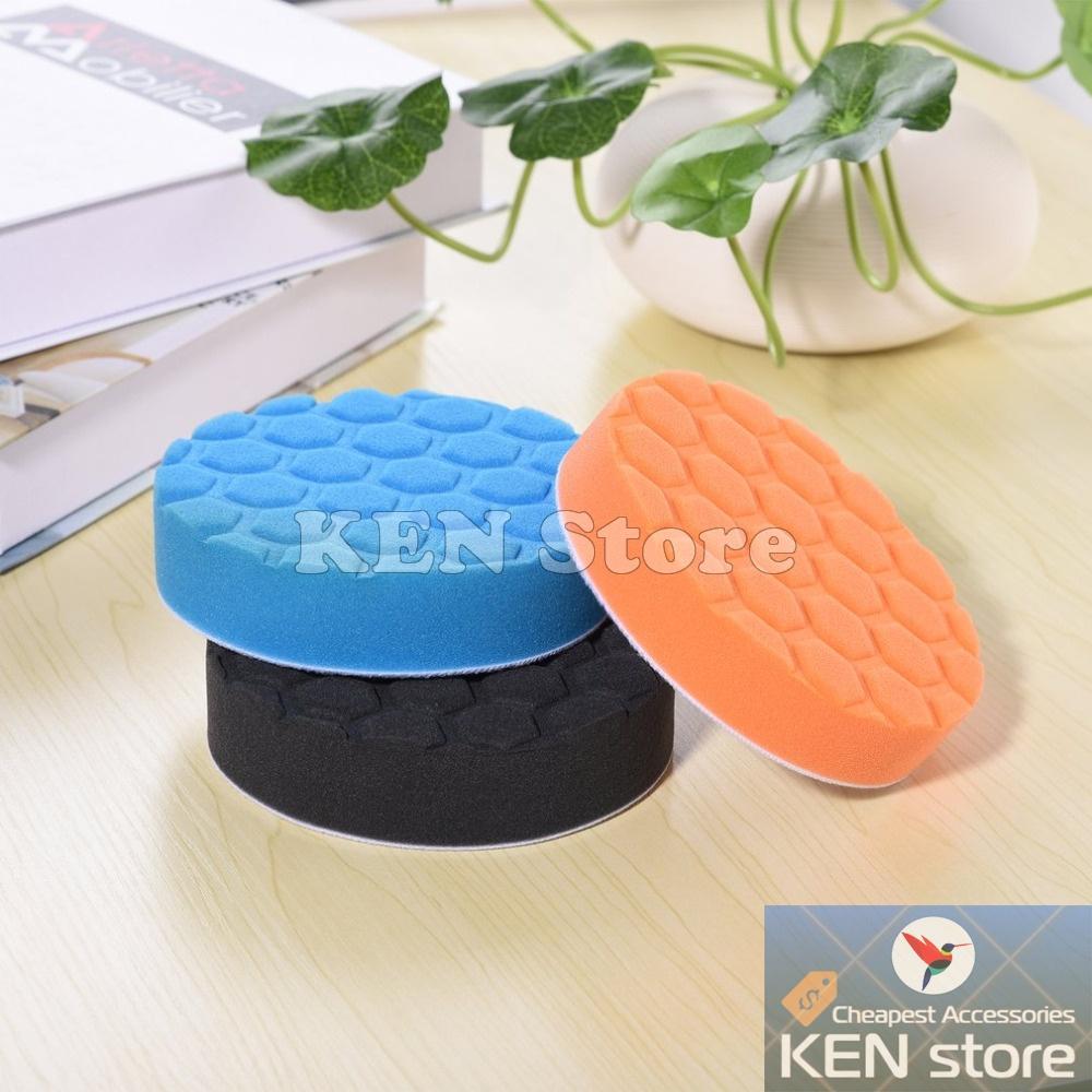Bộ 3 phớt mút đánh bóng đường kính 3" - 7"