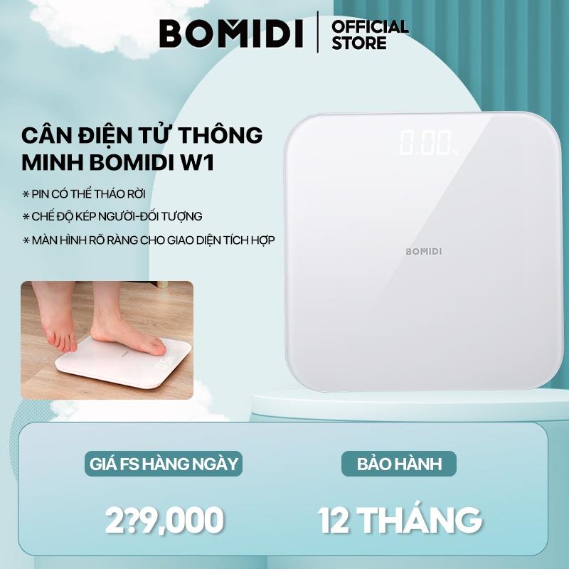 Cân điện tử thông minh Xiaomi BOMIDI W1 - Màn Hình Led , kèm pin - Hàng nhập khẩu