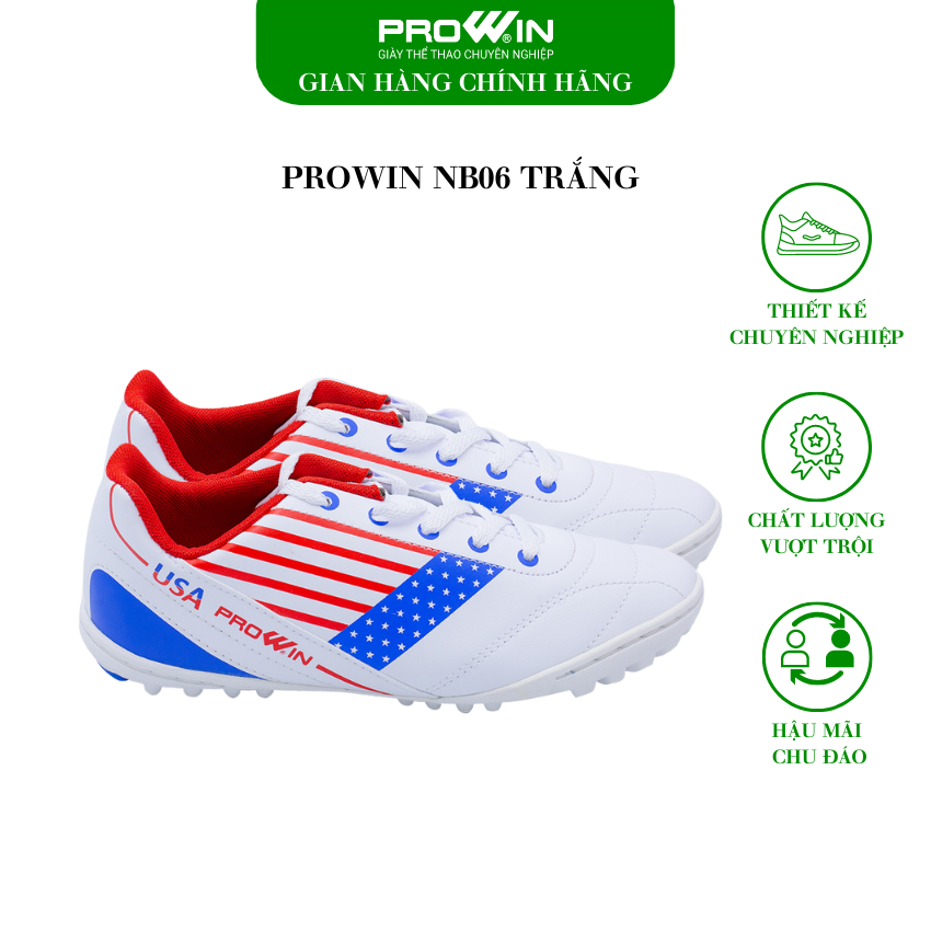 Giày đá bóng sân cỏ nhân tạo trẻ em Prowin USA