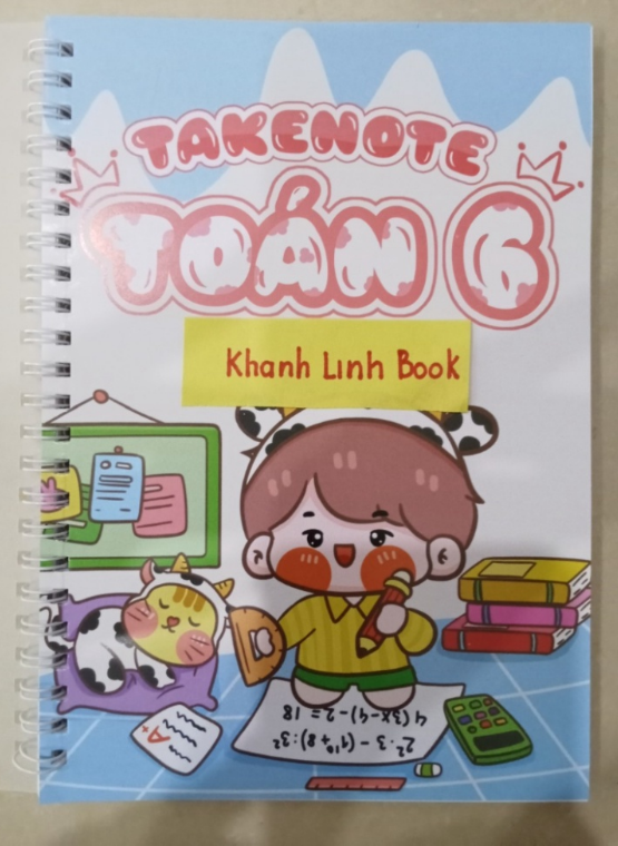 Sách - takenote văn + Toán + tiếng anh + sinh + vật lí + hóa lớp 6