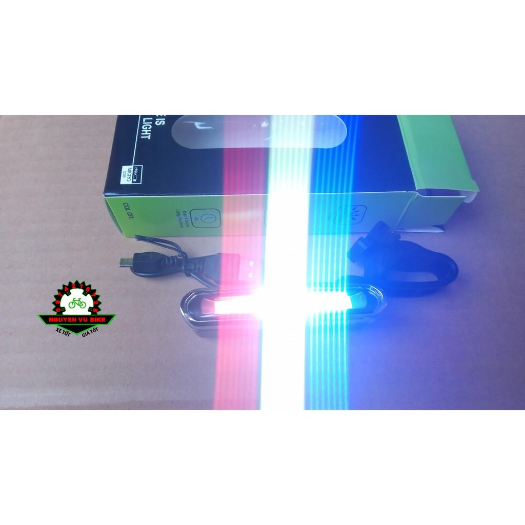 Đèn hậu xe đạp 3 màu cao cấp - Rẻ nhất HN