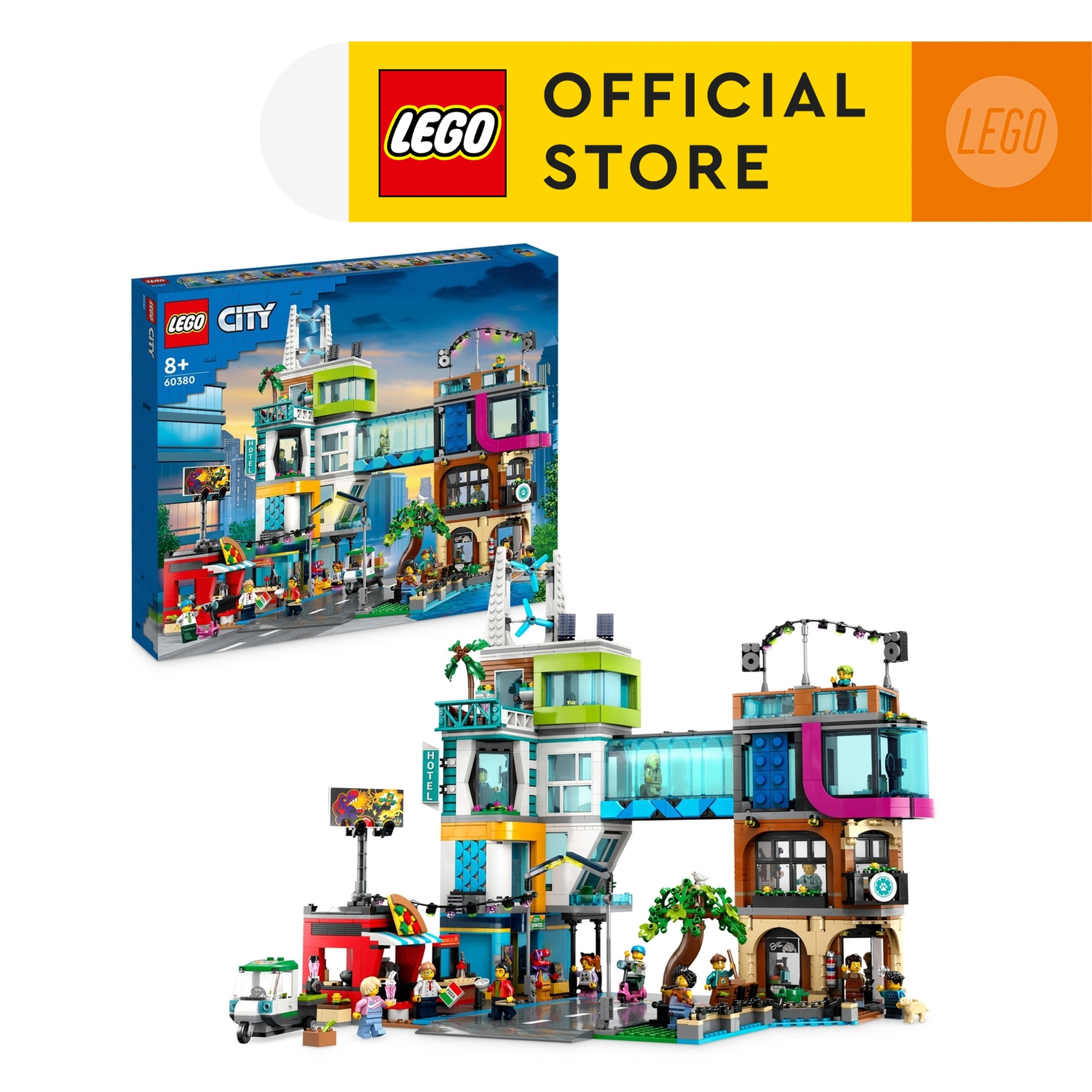 LEGO City 60380 Đồ chơi lắp ráp Trung tâm thành phố