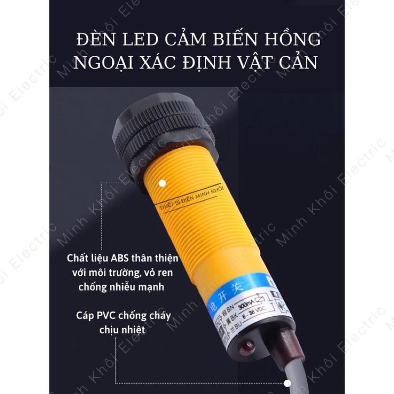 Cảm Biến Khoảng Cách, cảm biến vật cản hồng ngoại tiệm cận NPN E3F-DS30C4, PNP E3F-DS30P1, E18-D80NK