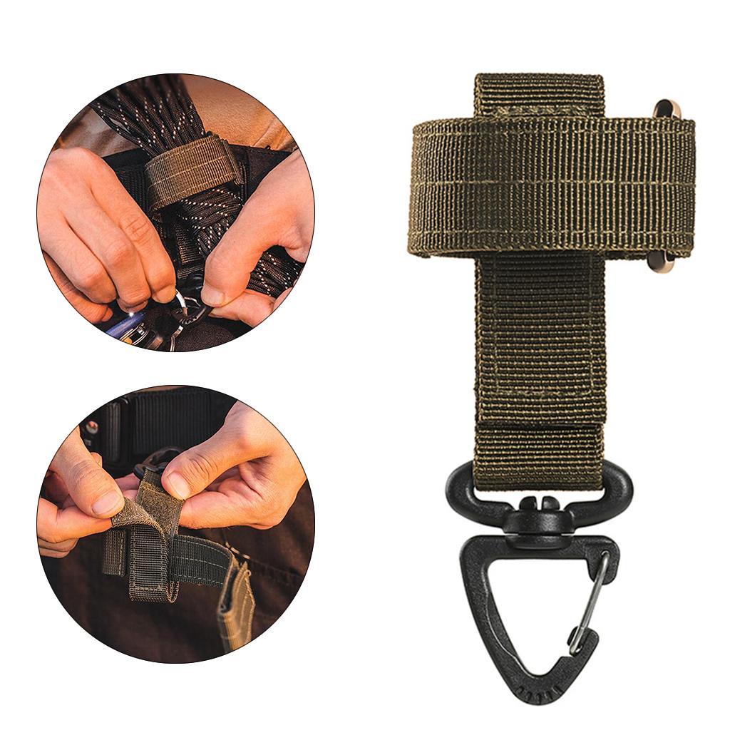 2pcs Glove Holder Strap Grabber Hiking Climbing Belt Rope Hanger Hook Hanger