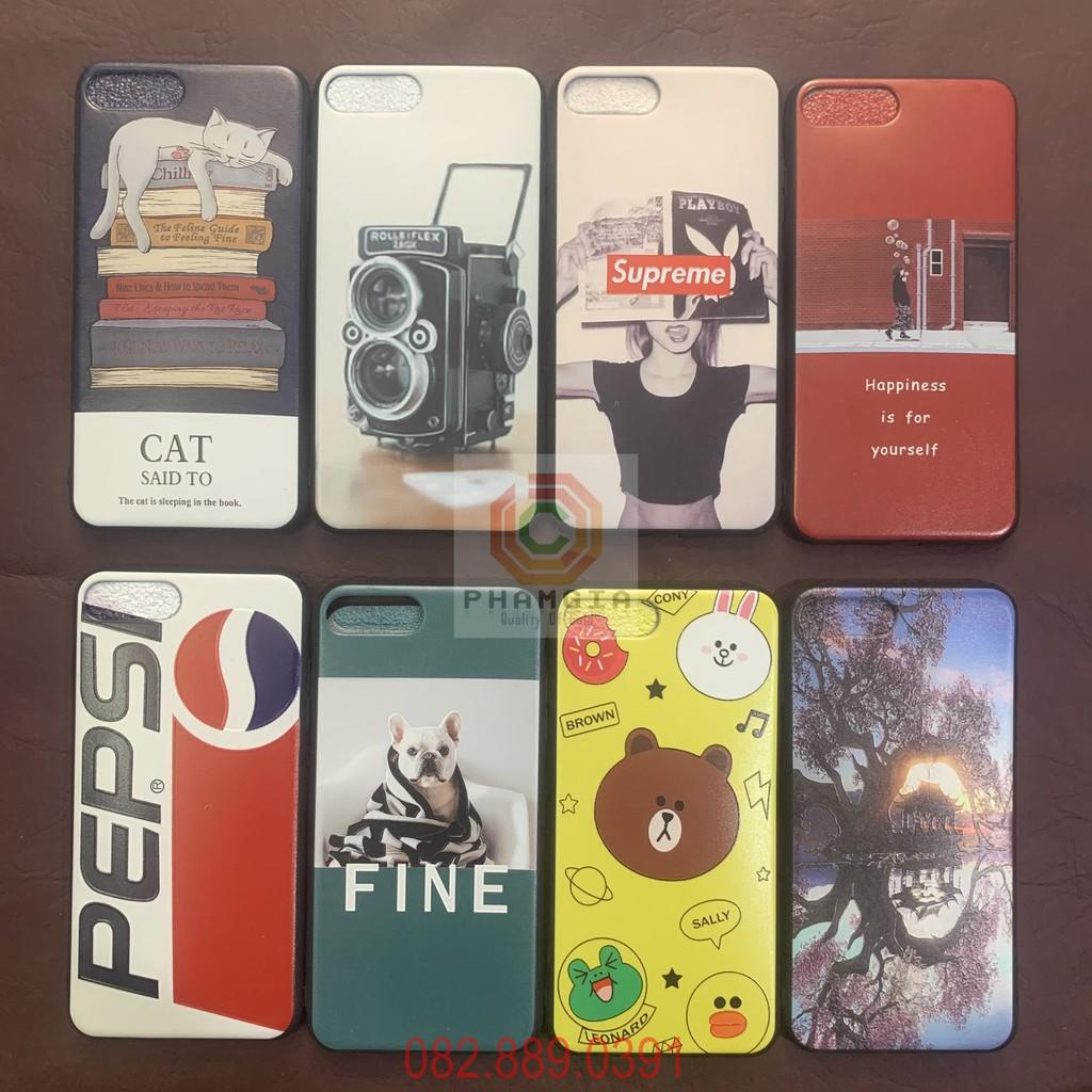 Ốp lưng cho iphone 7Plus in hình đẹp, viền dẻo đen silicon
