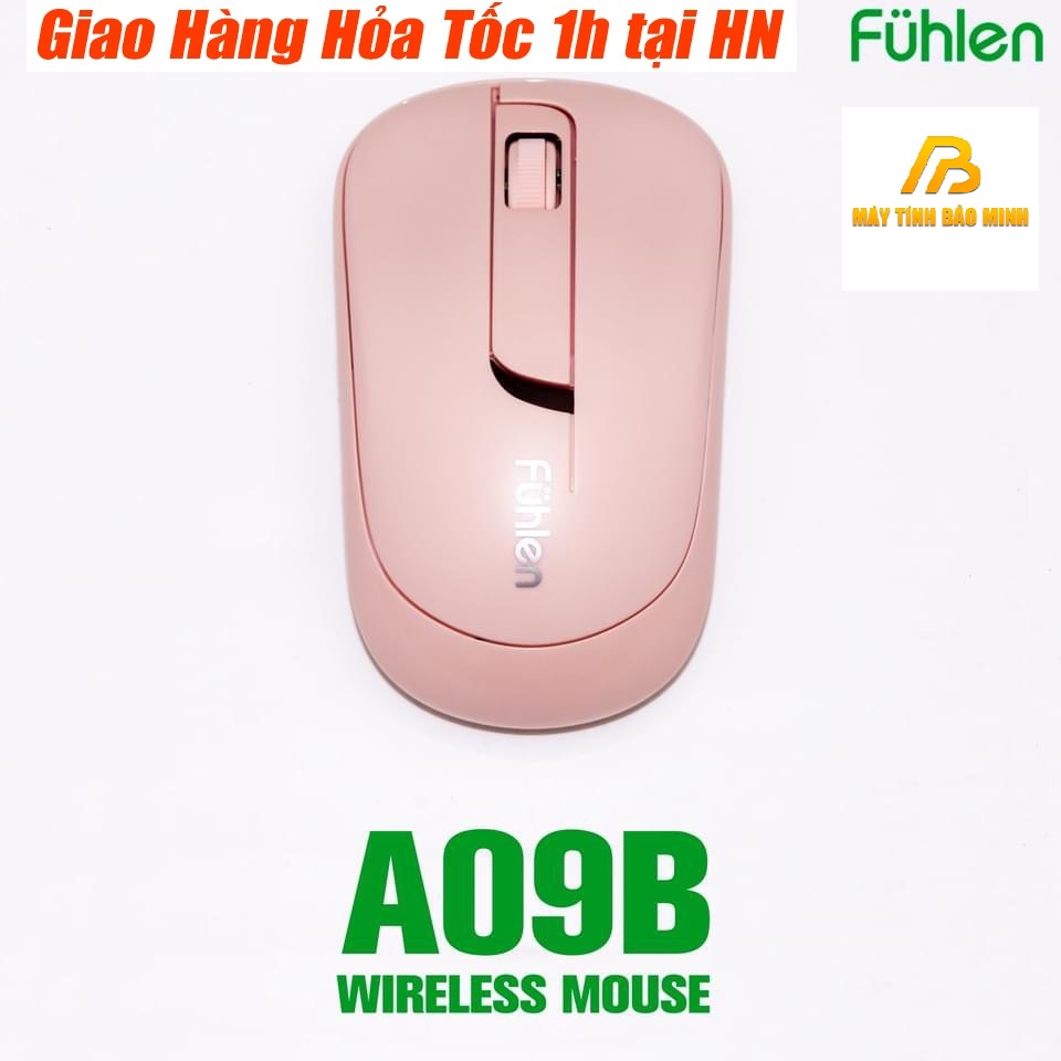 Chuột Không Dây Fuhlen A09B Màu Hồng - Hàng Chính Hãng