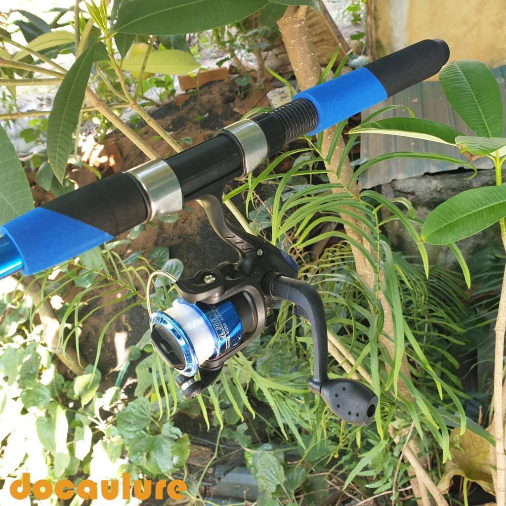 Bộ cần câu máy tặng kèm thêm 1 cần câu tay 2,7m và đầy đủ phụ kiện đi câu y hình