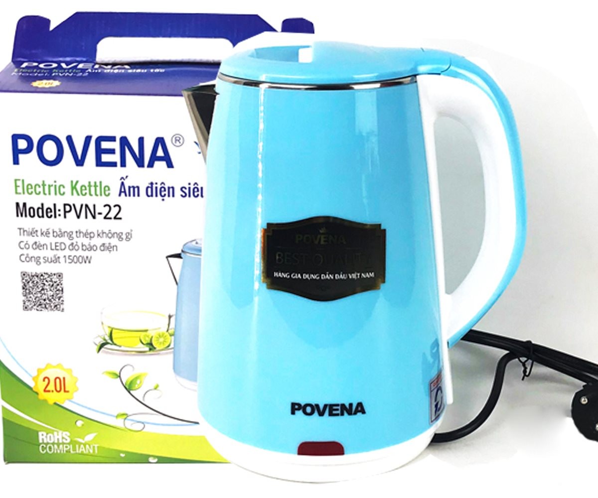 Bình đun siêu tốc Povena PVN - 22 - Hàng chính hãng