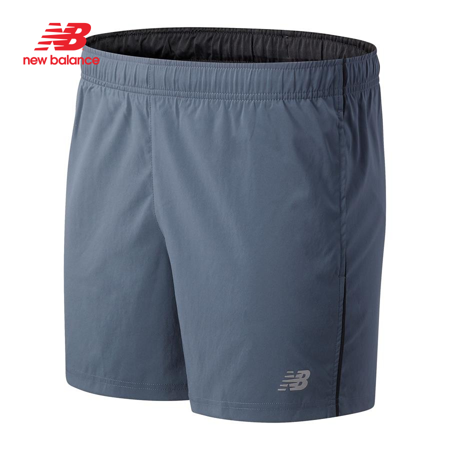 Quần ngắn thể thao nam New Balance Running Shorts M Thunder - MS11200THN (form quốc tế)