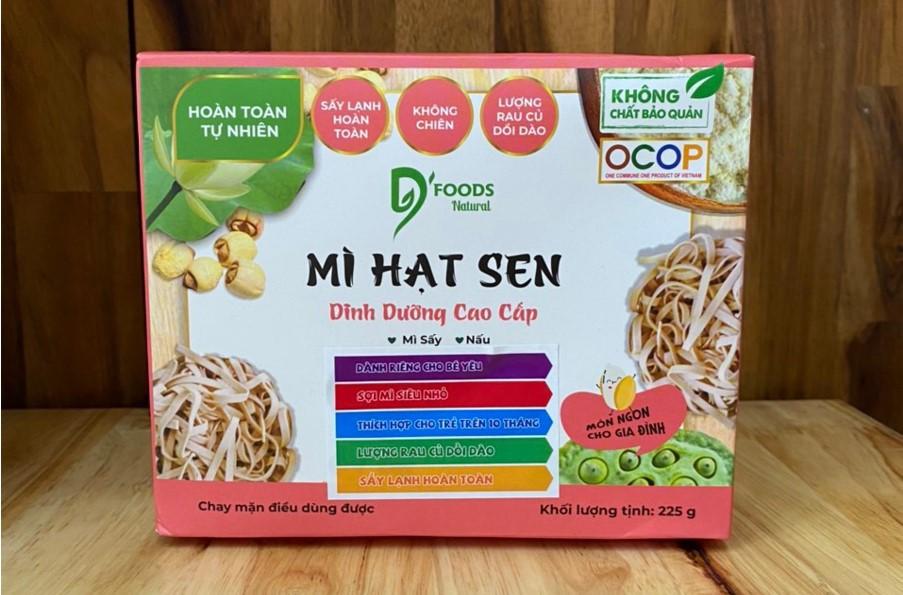 Mì hạt sen dinh dưỡng cao cấp - Túi 225gr