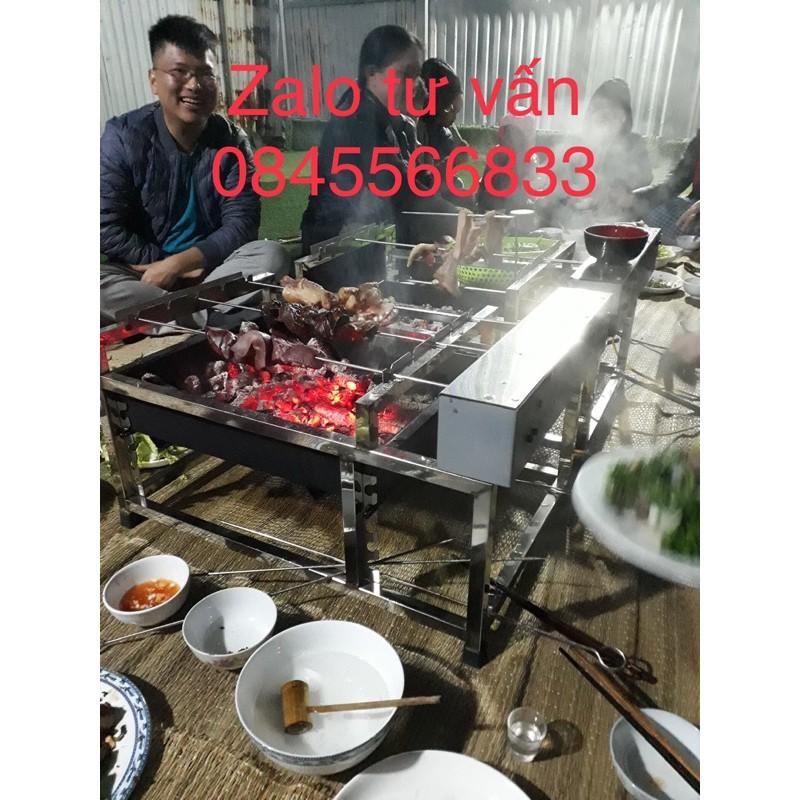 Máy nướng thịt quay tự động -8 xiên