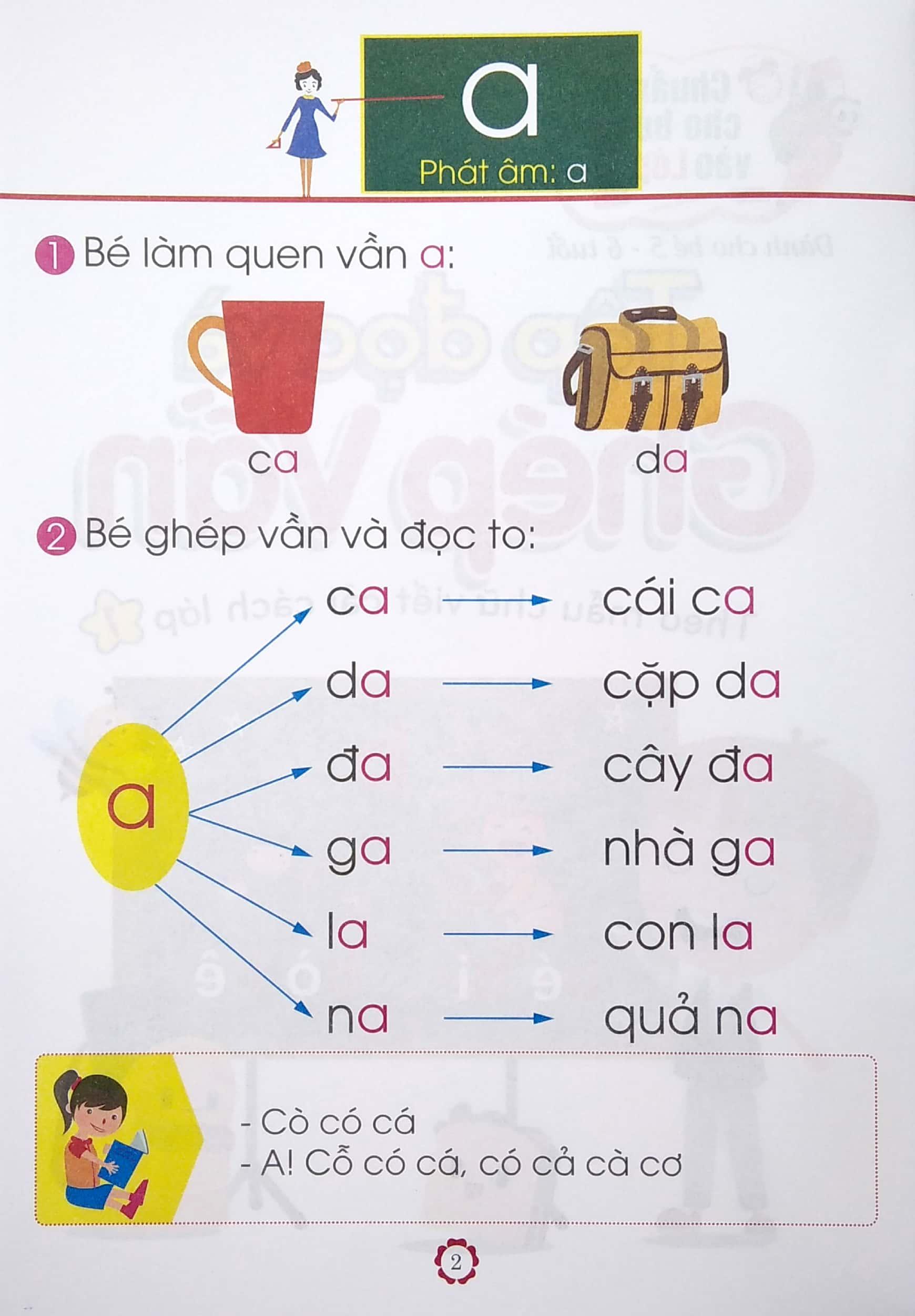 Chuẩn Bị Cho Bé Vào Lớp 1 - Tập Đọc Và Ghép Vần (Tái Bản)