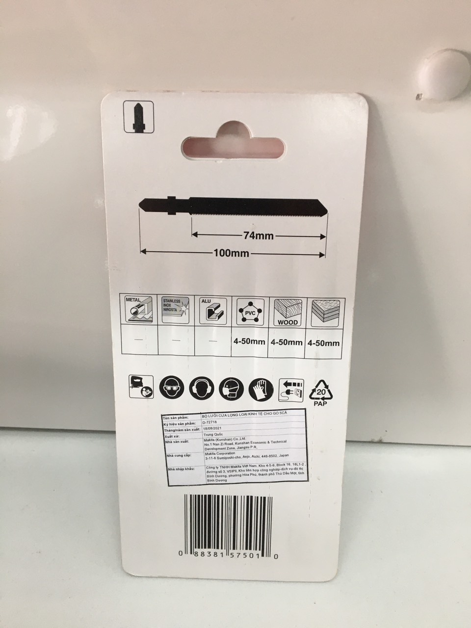 Bộ lưỡi cưa lọng 100mm Makita D-72718